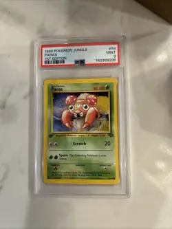 1999 Pokemon Jungle Paras 1st Edition No. 59 PSA 9 - Image 2