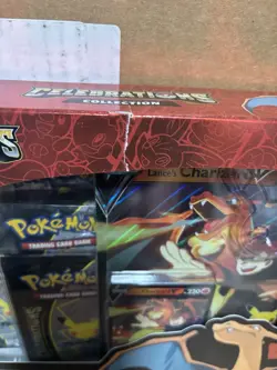 Pokemon Celebrations Collection Lance's Charizard v Box Box Tear Evolving Skies - Image 3