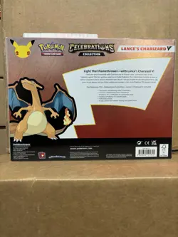 Pokemon Celebrations Collection Lance's Charizard v Box Box Tear Evolving Skies - Image 4
