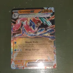 Pokemon Greninja ex Tera Double Rare Holo Twilight Masquerade 106/167 310HP - Image 1