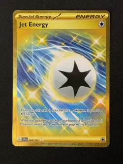 Jet Energy 252/191 Surging Sparks Gold Secret Rare Pokemon TCG NM - Image 1