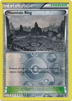 Pokemon - Mountain Ring - 97/111 - Uncommon - Reverse Holo - XY - Furious Fists - Image 1