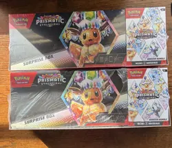 Pokemon Prismatic Evolutions Sams Club Surprise Box Booster Bundle x2 - Image 1