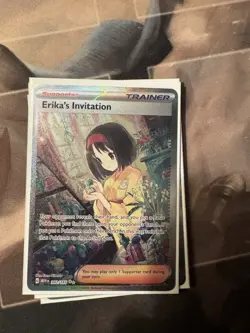 Pokemon TCG Scarlet & Violet Trainer Supporter Erika's Invitation - Image 1
