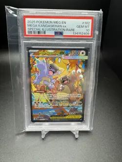 2025 POKEMON MEG EN-MEGA EVOLUTION #182 MEGA KANGASKHAN EX PSA 10 - Image 1