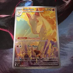 Rapidash 189/182 – Destined Rivals (Illustration Rare) - NM - 2025 Pokemon TCG - Image 1