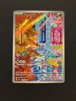Pokemon TCG Deerling 165/162 Sv05: Temporal Forces Illustration Rare Near Mint - Image 1