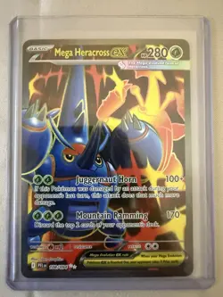 Mega Heracross EX 108/094 - Ultra Rare - Phantasmal Flames - Pokemon TCG - Image 1