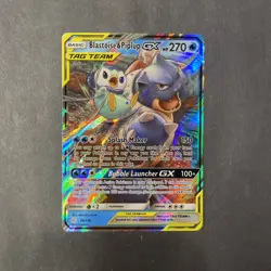 Blastoise & Piplup GX 38/236 Sm-Cosmic Eclipse Holo Pokemon NM - Image 1