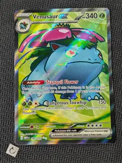 Venusaur ex 182/165 - Scarlet Violet 151 Full Art Ultra Rare English Pokemon NM - Image 1