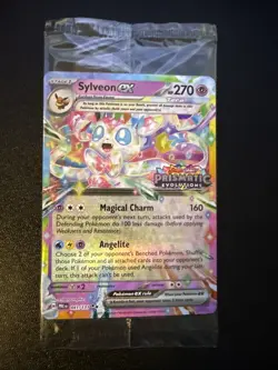 Sylveon EX 041/131 Prismatic Evolutions Stamped Pokemon TCG S&V - NM+ /SEALED - Image 1