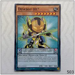 Deskbot 007 - BOSH-EN039 - Common 1st Edition Yugioh - Image 1