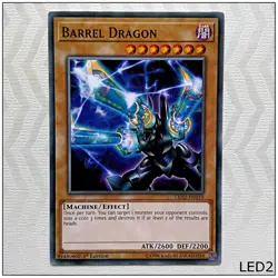 Barrel Dragon - LED2-EN019 - Common 1st Edition Yugioh - Image 1