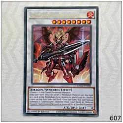 Ignister Prominence, the Blasting Dracoslayer - ANGU-EN048 - Rare 1st Edi Yugioh - Image 1