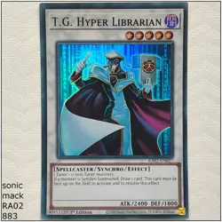 T.G. Hyper Librarian - RA02-EN027 - 1st Edition Yugioh - Image 1