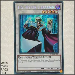 T.G. Hyper Librarian - RA02-EN027 - 1st Edition Yugioh - Image 1