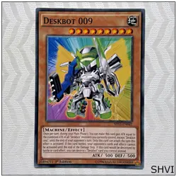 Deskbot 009 - SHVI-EN042 - Common 1st Edition Yugioh - Image 1