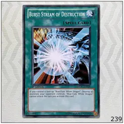 Burst Stream of Destruction - SDDC-EN025 - Common 1st Edition Yugioh - Image 1
