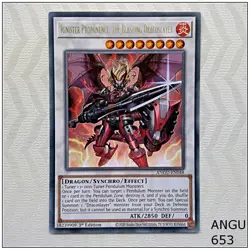 Ignister Prominence, the Blasting Dracoslayer - ANGU-EN048 - Rare 1st Edi Yugioh - Image 1