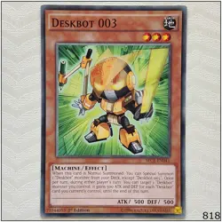 Deskbot 003 - SECE-EN041 - Common 1st Edition Yugioh - Image 1