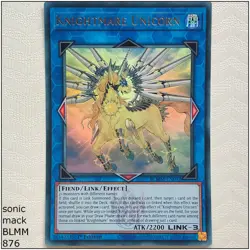 Knightmare Unicorn - BLMM-EN092 - Ultra Rare 1st Edition Yugioh - Image 1