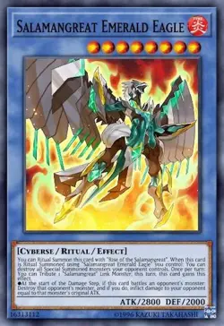 Salamangreat Emerald Eagle - SOFU-EN033 - Common - Unlimited Edition - NM/LP - Image 1