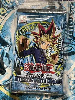 Yu-Gi-Oh! Legend of Blue Eyes White Dragon Booster Pack sealed in blister 2002 728192490040 - Image 3