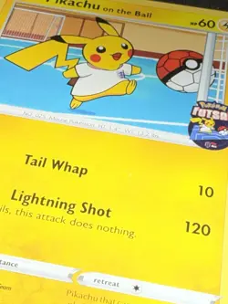 Pokemon Pikachu TCG Promo Card On the Ball Futsal, 001/005 - Image 3