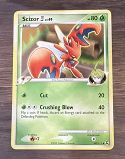 Pokemon Card - Scizor E4 Rising Rivals 48/111 Uncommon - Image 1