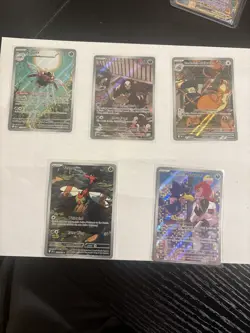 Pokemon Card Lot 5 EN IR Houndour Raticate Murkrow Yanma Ninjask Mint AR SIR - Image 1