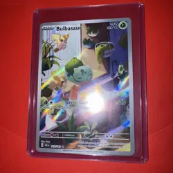 Pokemon TCG Bulbasaur Illustration Card Stellar Crown 143/142 NM/M Condition - Image 1