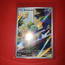 Pokemon TCG Bulbasaur Illustration Card Stellar Crown 143/142 NM/M Condition - Image 2