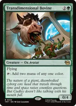 ~ Transdimensional Bovine ~ NM ~ Teenage Mutant Ninja Turtles ~ MTG ~ - Image 1