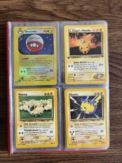 80 Vintage Pokemon Cards Lot WOTC Era Gym/Neo Jungle Binder Collection - Image 1