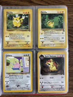 80 Vintage Pokemon Cards Lot WOTC Era Gym/Neo Jungle Binder Collection - Image 2