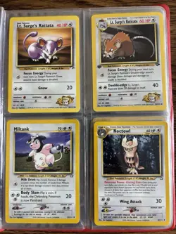80 Vintage Pokemon Cards Lot WOTC Era Gym/Neo Jungle Binder Collection - Image 4