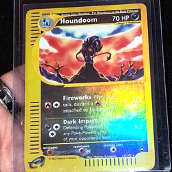 2002 POKEMON CARD HOUNDOOM 15/147 RH AQUAPOLIS E READER SERIES RH LP - Image 2