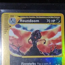 2002 POKEMON CARD HOUNDOOM 15/147 RH AQUAPOLIS E READER SERIES RH LP - Image 3