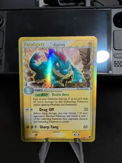 Feraligatr Delta Species 2/101 STAMPED Dragon Frontiers: Reverse Holo Card 2006 - Image 1