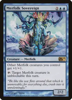 MTG Merfolk Sovereign ** Magic 2011 ** English - Image 1