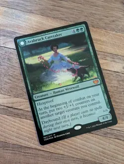 MTG Avabruck Caretaker Hollowhenge Huntmaster #187 NM Foil Ungraded English - Image 1