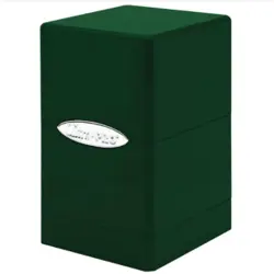 Ultra Pro - Satin Tower - Deck Box 100+ Hi-Gloss Emerald Green - Image 1