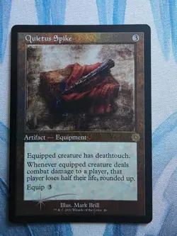 MTG Quietus Spike (Retro Frame) **NM** The Brothers' War (BRR) - Image 1