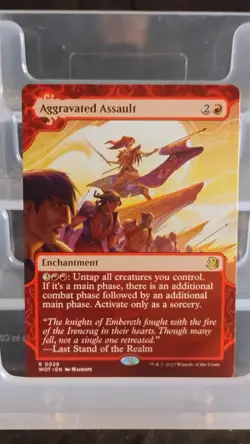 Aggravated Assault Wilds of Eldraine: Enchanting Tales Regular - Image 1