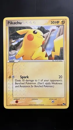Pikachu 013/017 NM POP Series 4 Promo Pokemon TCG Regular - Image 1