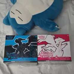 Pokemon Center Scarlet & Violet Black Bolt & White Flare Elite Trainer Boxes - Image 1