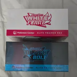 Pokemon Center Scarlet & Violet Black Bolt & White Flare Elite Trainer Boxes - Image 5