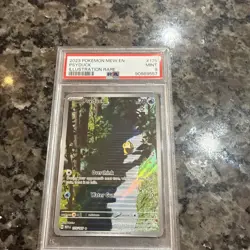 2023 Pokemon Psyduck #175 175/165 Mew 151 Illustration Rare PSA 9 Mint - Image 1