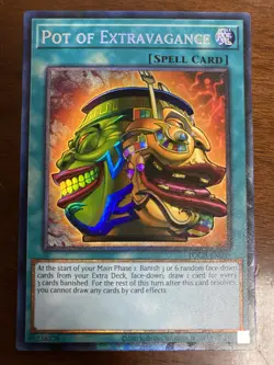 Yugioh Pot of Extravagance TOCH-EN059 Unlimited Collector's Rare Near Mint Fast - Image 1