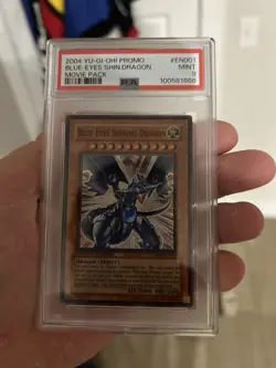 Yugioh Blue Eyes Shining Dragon MOV - EN001 Super Rare LIMITED EDITION PSA 9 - Image 1